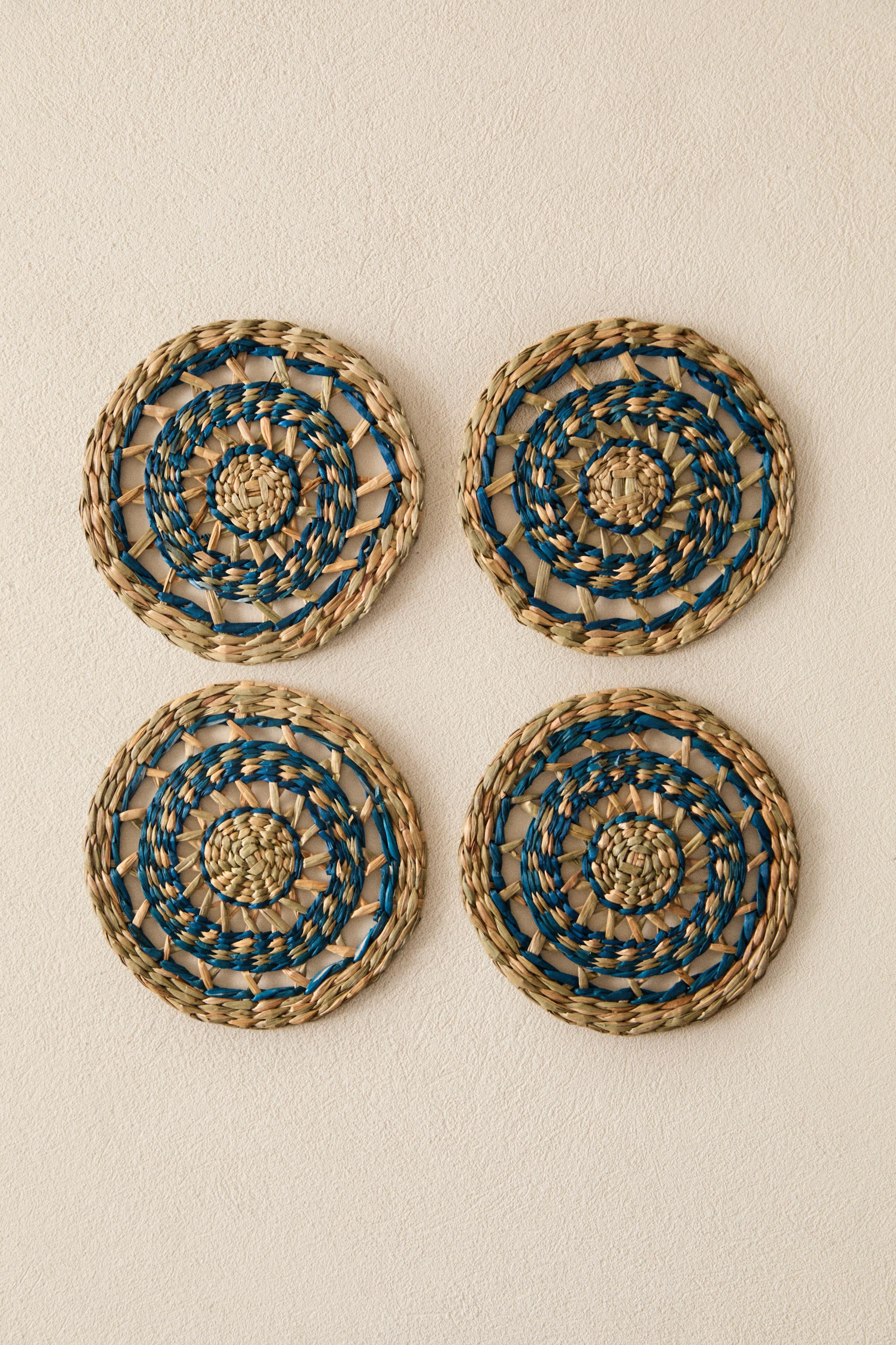 SET OF SEAGRASS COASTERS (SET OF 4)